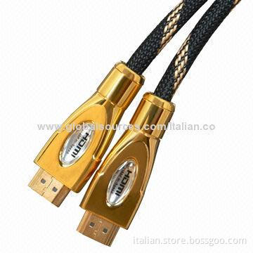 High End HDMI Cables, 28AWG, Audio Channel 24K Gold-plated Connector